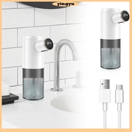 Automatic Liquid Soap Dispenser Electric Soap Dispenser with Power Display Touchless Soap Foam Dispenser 3 Levels Adjustable Electric Hand Soap Dispenser Rechargeable SHOPCYC1400
