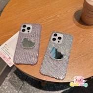 Bling Cat Make-up Mirror Case For OPPO F31 Pro Plus F7 F29 F27 F25 F23 F21 F21S F19S F19 Pro Plus F1