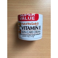 Fruit of the Earth Vitamin E Skin Care Cream Moisturizer 4 ounces/113 grams