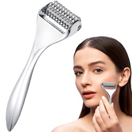 AILOXIN Beauty Roller Face Roller Small Face Roller for Face and Body Silver