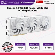 PowerColor Radeon RX 9060 XT Reaper White 8GB OC Graphics Card