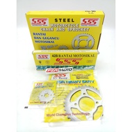 RANTAI & SPOCKET SET SSS CHAIN LAGENDA 115