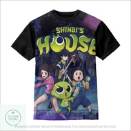 Children's 3D T-shirt | Screen Printed Clothes - Shinbi House / The Haunted House Children's T'Shirt