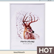 2 Picture Frames, A4 Silver Picture Frames, with Unbreakable s, Picture Frames for Family Photos, 21