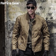 ZZOOI Autumn Mens Tactical Field Bomber Jacket  Military Clothes Special Forces Army Jackets  Fall S