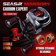 Seasir Mansory 7.3:1 Double Spool BC Reel Hybrid Ceramic Bearings