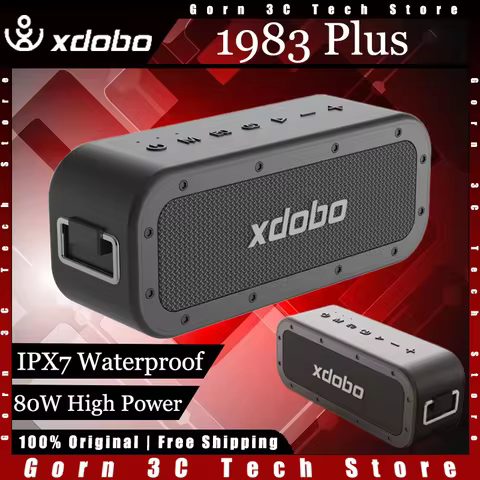 XDOBO 1983 Plus Wireless Speaker Portable Camping 80W High Power IPX7 Waterproof Bluetooth 5.2 Heavy