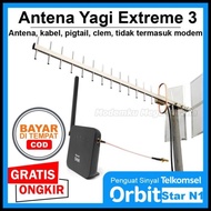 Antena Modem Telkomsel Orbit Star N1 | Penguat Sinyal Yagi Extreme 3