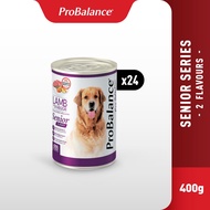 [Carton] ProBalance 9.6kg Senior Wet Dog Food - 400g x 24 cans (2 Flavours)