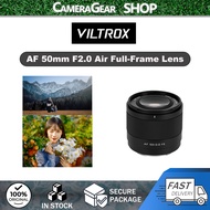 Viltrox AF 50mm F2.0 Air Full Frame Lens Prime Lens for Nikon and Sony E-Mount Cameras ZV-E10/A7CII/