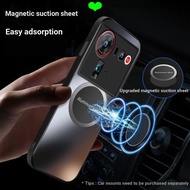 Nubia z80ultra Phone Case z80ultra Car Magnetic Frosted Shock-resistant Premium