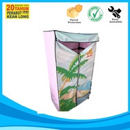 KLSB Almari baju zip kain nipis /almari pakaian/wardrobe clothes/clothes organization