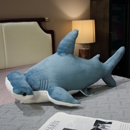 JOJO CASTLE Giant Size Whale Plush Toy Blue Shark Doll Hammerhead Shark Plushie Sea Animals 55/100/1