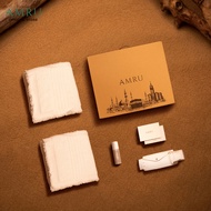 AMRU Miqat Essential Set Hadiah Kelengkapan Ibadah Umrah Haji Lelaki (Kain Ihram+Ihram Belt)