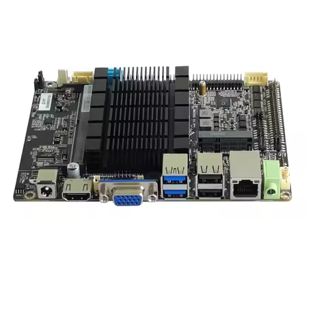 ELSKY Motherboard Wholesale M415SE J4125 3.5inch Motherboard HD-MI VGA EDP LVDS DDR4 8GB RAM 1TB SSD