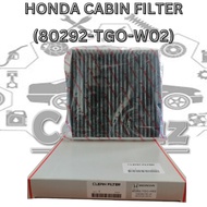 HONDA CABIN FILTER (80292-TGO-W02) HONDA CITY TMO, T9A, HRV (CARBON)
