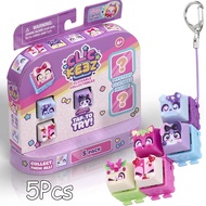 Click Keez Keyboard Keychain Blind Box Fidget Toys Clickeez Click and Clack Collectible 5Pack