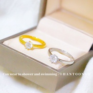 Cincin Perempuan Stainless Steel Ring for Woman Cincin Titanium Anti Karat Cincin Emas Couple Ring