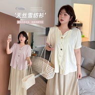 plus size shirt for women XL-4XL big size blouse top for lady fashion korean style cute shirts 24PS8