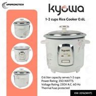 Kyowa 0.6L Mini Rice Cooker Non-Stick Portable Rice Cooker for 1–2 Cups KW-2016 (White)