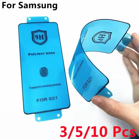 9H Polymer Nano PMMA Screen Protector For Samsung Galaxy S24 S23 S22 S21 S20 Ultra Plus 5G S10 Note 