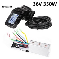 24/36/48V 350W Electric Scooter Motor Controller LCD Display Thumb Throttle Kit