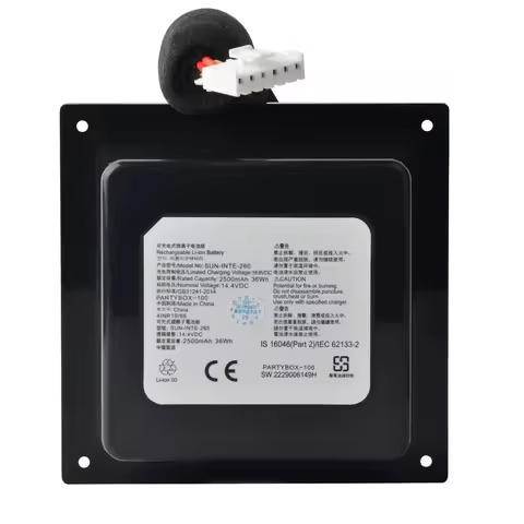 SUN-INTE-260 Battery 2500mAh For JBL PartyBox 100 High Capacity Rechargeable Li-ion Battery Original