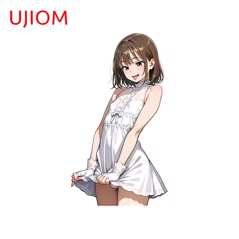 UJIOM Seductive Femboy Wall Sticker Kitchen Bedroom Occlusion Scratch Graphics Decal Suitable For Su