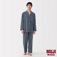 MUJI Men Side Seamless Double Gauze L/Slv Pajamas