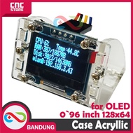 ACRYLIC CASE OLED 0.96 I2C 128X64 OLED LCD DISPLAY MODULE
