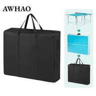 [AWHAO] Foldable Table Tennis Table Storage Bag, Waterproof, Dustproof, 94 Cm D X 12.7 94 H, Carryin