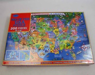 200-piece Map Puzzle World Map Map Of The United States A Puzzle Toy For Adults To Release Stress An