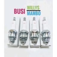 Jeep Willys Mambo J8C Spark Plug Willys Mambo Short Drat White Box