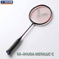 VICTOR THRUSTER RYUGA METALLIC Raket badminton gentian karbon penuh - ketegangan tali 26-30LBS.