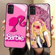 CK-41 Barbie Girl HD Glass Casing for Samsung A05S A35 A55 A24 A14 A15 A04S A34 A25 M15 A54 S21 FE P