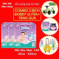 [B] [GIVE A GIFT]COMBO 3 BACKS OF SUPER DRY BOBBY ULTRA+ PANTS IN ALL SIZES M96 / L88 / XL76 / XXL70