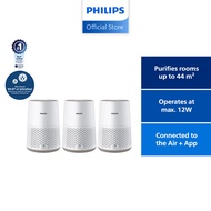 (Bundle of 3) PHILIPS 600i Series Compact Smart Air Purifier - AC0650/10 CADR 170m3/h Energy Efficie