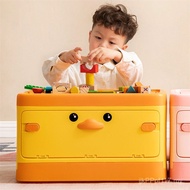 Model Cartoon Storage Box Children's Storage Box Toy Multifunctional Side Door with Roller Foldable 