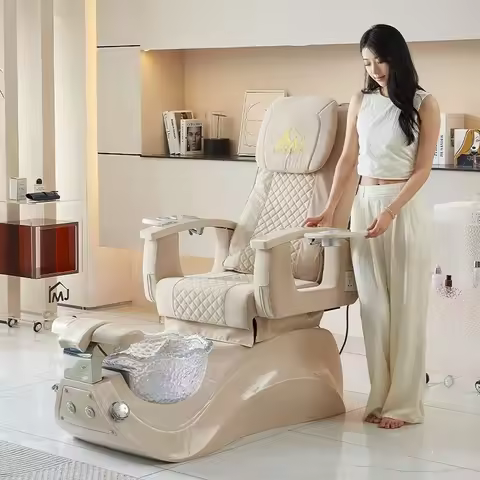 Nail Salon Furniture Foot Care Manicure Chair Luxury Pedicure Foot Spa Electric Massage Chair