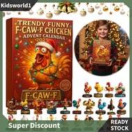 [kidsworld1.sg] Funny F-Caw-F Chicken Advent Calendar 2025 24 Days Christmas Countdown Calendar