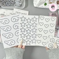 Jewel Stickers, Toploader Decorative Plastic Stones, Photo Cards, Handmade Midi Corner Accessories
