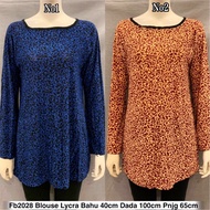 Fb2028 blouse Lycra / baju murah borong