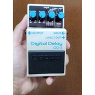 BOSS Taiwan Digital Delay DD-3 (D242) used/terpakai/secondhand Boss DD3 Guitar Effect Pedal