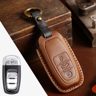 Volkswagen VW Genuine Leather Key Cover Phideon Handmade High Quality Key Protection Bag