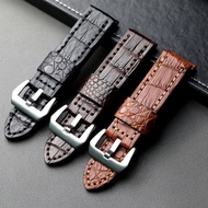 Handmade Alligator & Apply to PANERAI PAM111 Men Thick Vintage Genuine American Alligator Leather Wa