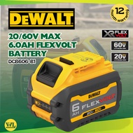 DEWALT DCB606-B1 20V/60V Max Flexvolt® 6.0AH Battery /Flexvolt® Lithium Ion Battery Pack