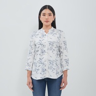 DUST Blouse 7/8 Mirtha Floral White (D.13210)