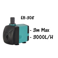 SLEN Submersible Water Pump Adjustable Fountain Pump Filter Fish Pond Fish Tank Hydroponic Pam Air h