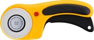 OLFA 60mm Ergonomic Rotary Cutter (RTY-3/DX) - Rotary Fabric Cutter w/ Blade Cover & Squeeze Trigger