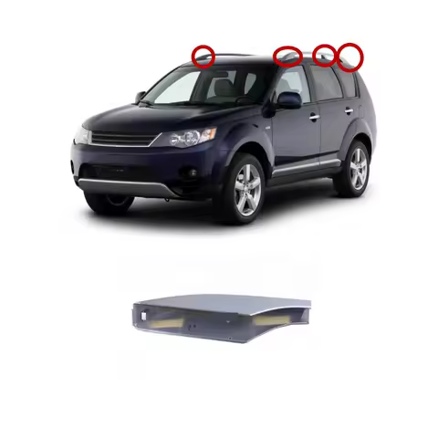 1 Piece Roof Rack Cover for Outlander EX CW 2007-2012 Rack Board for Airtrek Plastic Dirty Cover No 